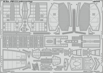 Eduard 48825 PBY-5A undercarriage for Revell 1:48