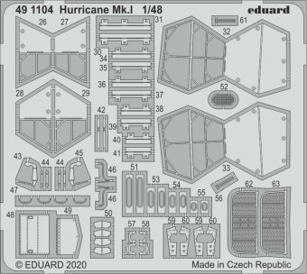 Eduard 491104 Hurricane Mk.I for Airfix 1:48