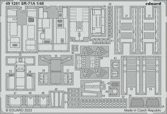Eduard 491251 SR-71A interior for REVELL 1:48