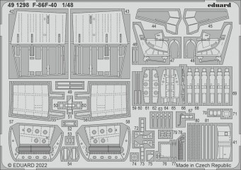 Eduard 491298 F-86F-40 1:48