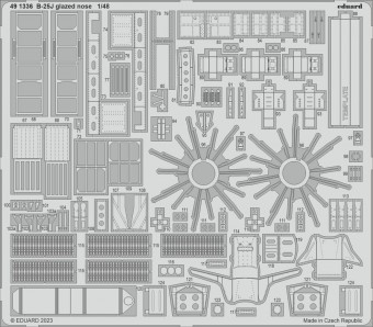 Eduard 491336 B-25J glazed nose HKM 1:48
