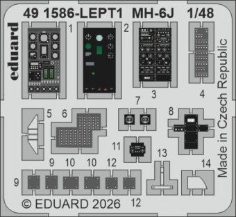Eduard 491586 MH-6J for ICM 1:48