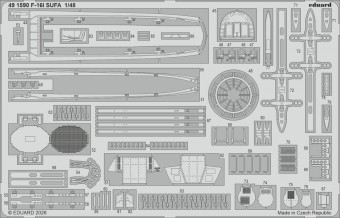 Eduard 491590 F-16I SUFA (Kinetic Gold edition kit) for Kinetic 1:48