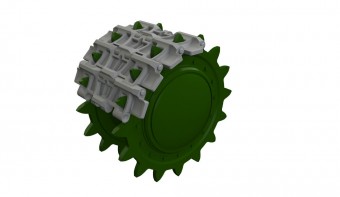 Eduard 635065 KV-2 tracks PRINT for Tamiya 1:35