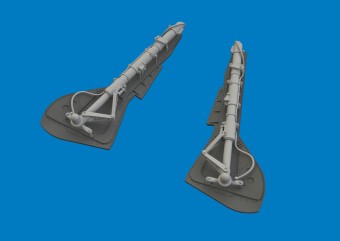 Eduard 6481179 Fw 190A-8/R2 undercarriage legs PRINT for Eduard 1:48