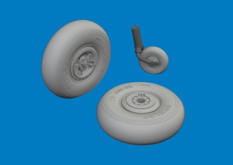 Eduard 6481183 Hurricane Mk.I wheels for Arma Hobby 1:48