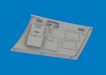 Eduard 6481187 Hurricane Mk.I cockpit door PRINT for Arma Hobby 1:48