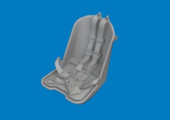 Eduard 6481200 Fw 190D-9 seat PRINT for Miniart 1:48