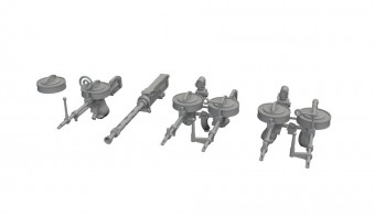 Eduard 6481215 Hampden TB Mk.I guns PRINT for ICM 1:48