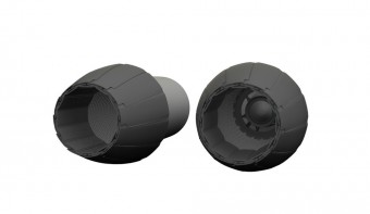 Eduard 6481218 F/A-18A/C exhaust nozzles PRINT for Kinetic 1:48