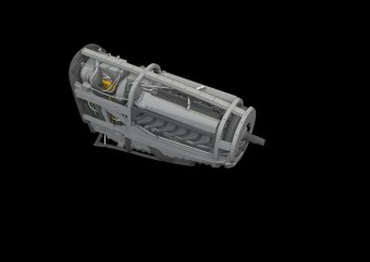 Eduard 648555 P-51D engine for Eduard 1:48