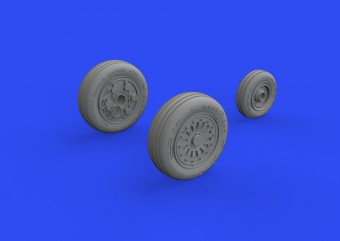 Eduard 648822 F-16A MLU wheels for KINETIC 1:48