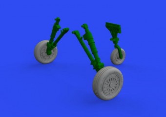 Eduard 648832 F-16C wheels early for KINETIC 1:48