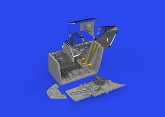 Eduard 648875 Bf 109F cockpit w/ early seat PRINT EDUARD 1:48