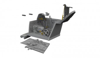 Eduard 672459 Bf 109K-4 cockpit PRINT for Eduard 1:72