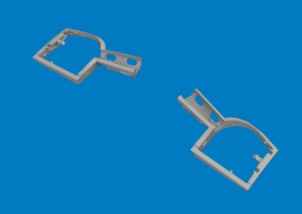 Eduard 672460 Bf 109K-4 wheel bays PRINT 1/72 for Eduard 1:72