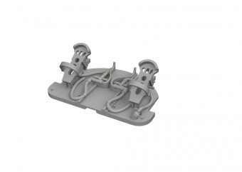 Eduard 672463 Me 262A rudder pedals PRINT for Arma Hobby 1:72