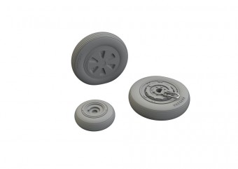 Eduard 672465 MiG-21R wheels for Eduard 1:72