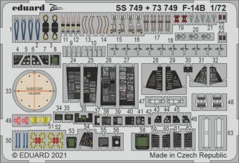 Eduard 73749 F-14B for GREAT WALL HOBBY 1:72