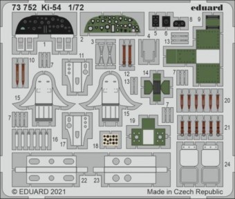 Eduard 73752 Ki-54 for SPECIAL HOBBY 1:72