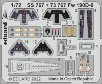 Eduard 73767 Fw 190D-9 for IBG 1:72