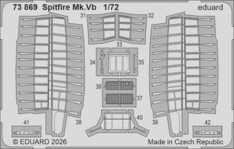 Eduard 73869 Spitfire Mk.Vb for IBG Models 1:72