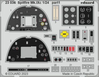 Eduard 23036 Spitfire Mk.IXc 1/24 AIRFIX 1:24