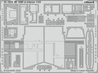 Eduard 321023 Bf 109F-4 HOBBY 2000 / HASEGAWA 1:32