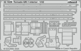 Eduard 321029 Tornado GR.1 interior for Italeri 1:32