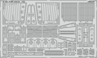Eduard 32434 P-40F exterior for Trumpeter 1:32