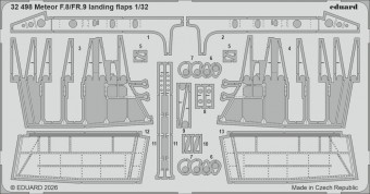Eduard 32498 Meteor F.8/FR.9 landing flaps for Revell 1:32
