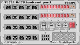Eduard 32782 B-17G bomb rack for HK Models 1:32