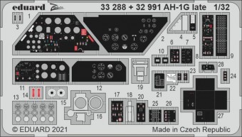 Eduard 33288 AH-1G late for ICM 1:32