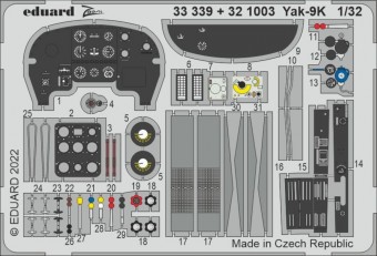 Eduard 33339 Yak-9K for ICM 1:32