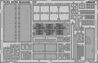 Eduard 36363 Sd.Kfz.166 Brummbar for Tamiya 1:35