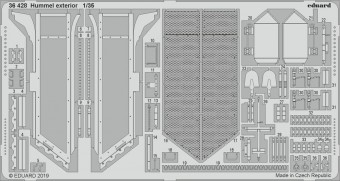 Eduard 36428 Hummel exterior for Tamiya 1:35