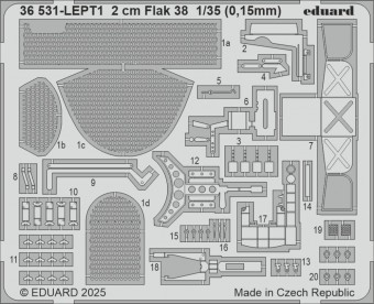 Eduard 36531 2 cm Flak 38 ICM 1:35