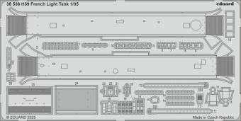 Eduard 36536 H39 French Light Tank TAMIYA 1:35