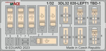 Eduard 3DL32020 TBD-1 SPACE 1/32 TRUMPETER