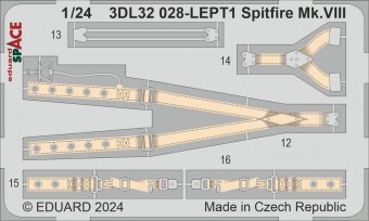 Eduard 3DL32028 Spitfire Mk.VIII SPACE AIRFIX 1:24