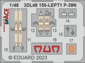 Eduard 3DL48150 P-39N SPACE 1/48 
