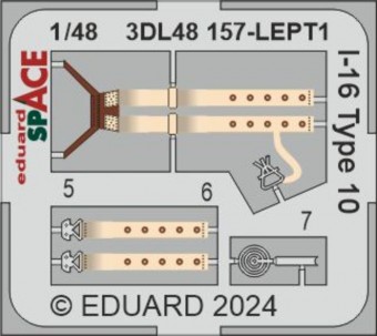 Eduard 3DL48157 I-16 Type 10 SPACE EDUARD 1:48