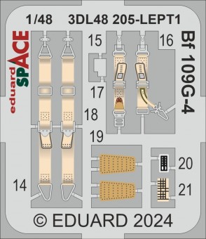 Eduard 3DL48205 Bf 109G-4 SPACE EDUARD 1:48