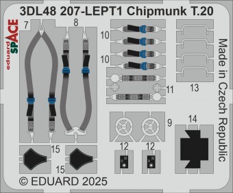 Eduard 3DL48207 Chipmunk T.20 SPACE AIRFIX 1:48