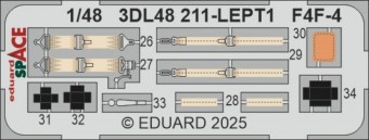 Eduard 3DL48211 F4F-4 SPACE ACADEMY 1:48