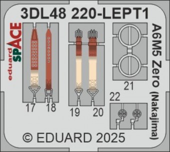 Eduard 3DL48220 A6M5 Zero (Nakajima) SPACE EDUARD 1:48