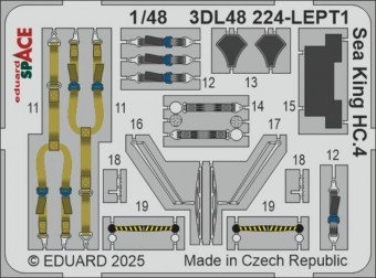 Eduard 3DL48224 Sea King HC.4 SPACE AIRFIX 1:48
