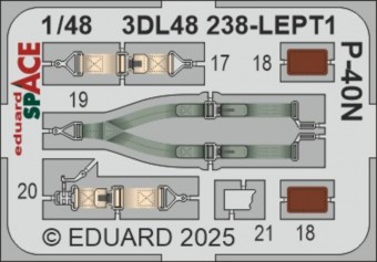 Eduard 3DL48238 P-40N SPACE EDUARD 1:48