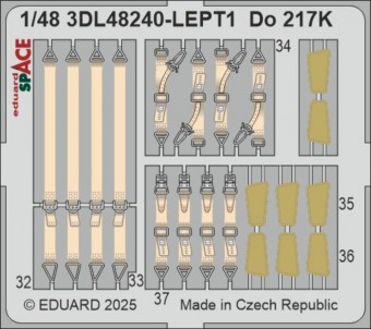 Eduard 3DL48240 Do 217K SPACE ICM 1:48