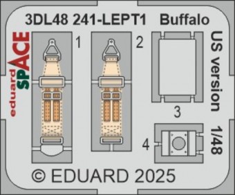 Eduard 3DL48241 Buffalo US version SPACE TAMIYA 1:48